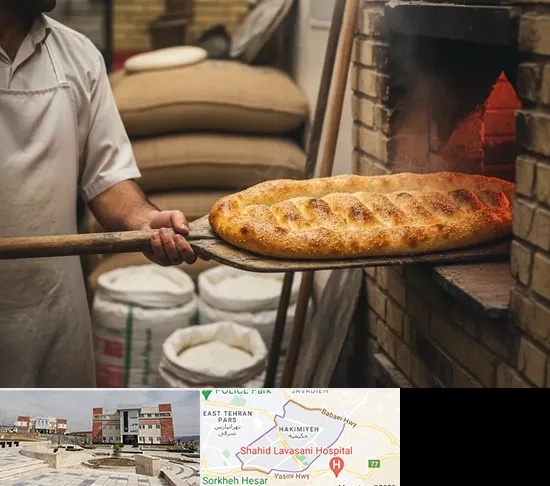 نانوایی بربری در حکیمیه