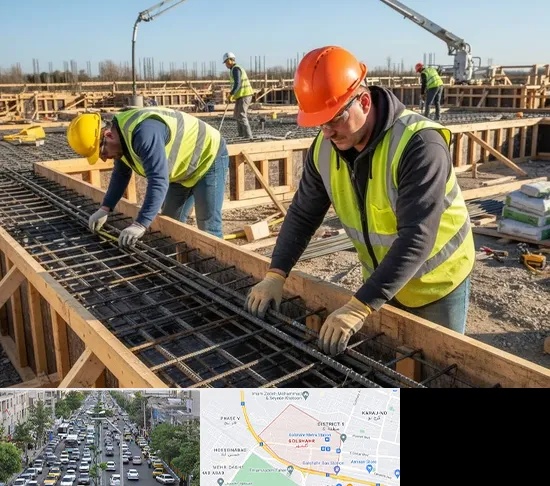 آرماتوربندی و بتن ریزی در گلشهر کرج