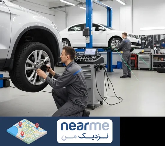 بالانس و تنظیم فرمان در نزدیک من