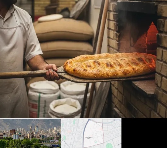 نانوایی بربری در جمشیدیه