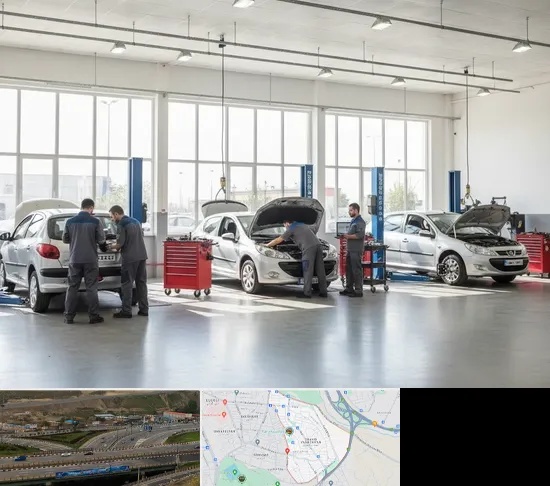 تعمیرگاه پژو در یاغچیان تبریز