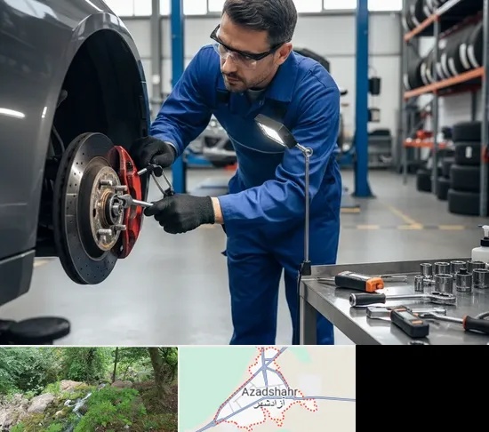 تعمیر ترمز خودرو در آزادشهر