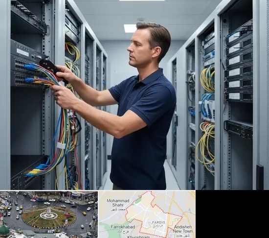 تجهیزات شبکه در فردیس کرج