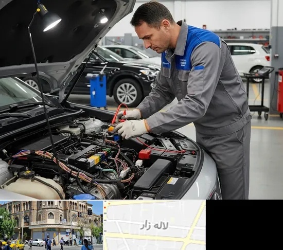 خدمات برق و سیم کشی خودرو در لاله زار