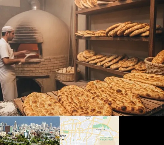 نانوایی در شرق تهران
