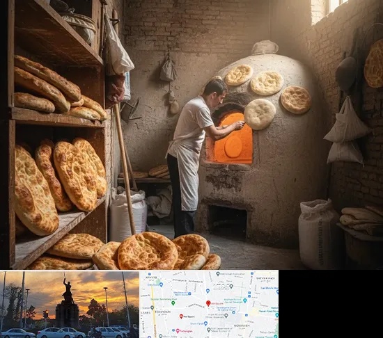 نانوایی تافتون در میدان حر