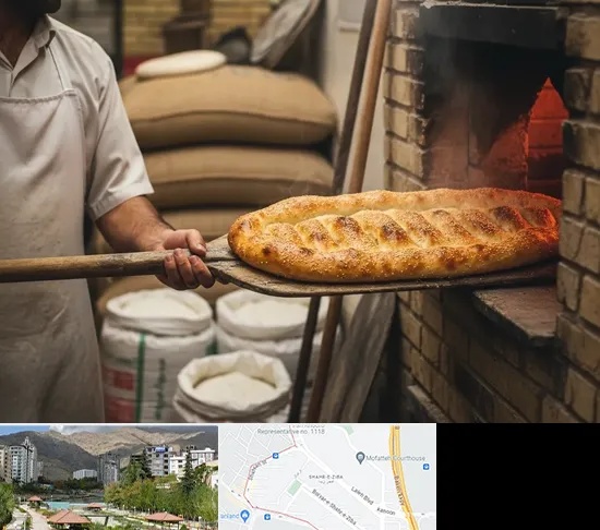 نانوایی بربری در شهر زیبا
