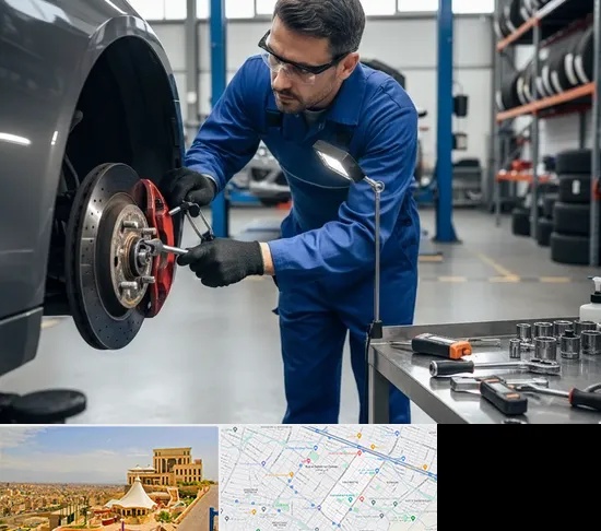 تعمیر ترمز خودرو در هاشمیه مشهد