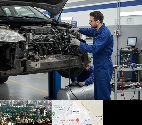 گازسوز کردن خودرو در عظیمیه کرج