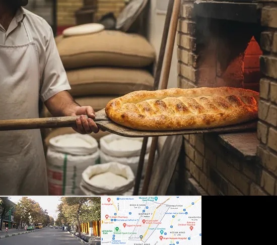 نانوایی بربری در شریعتی