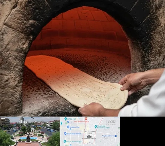 نانوایی سنگکی در بهارستان
