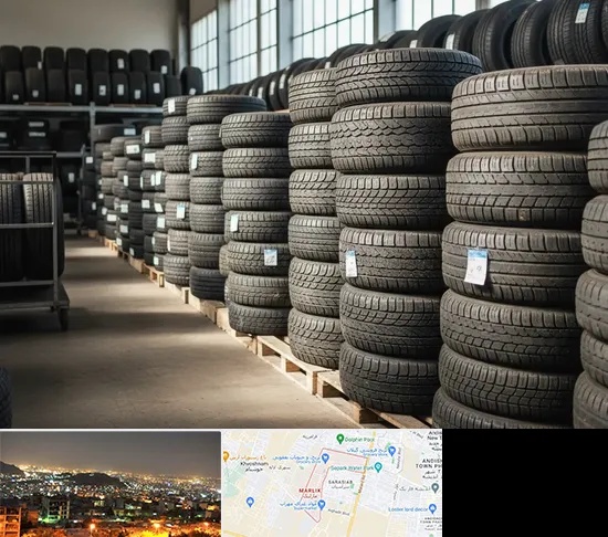 فروش لاستیک دست دوم در مارلیک کرج