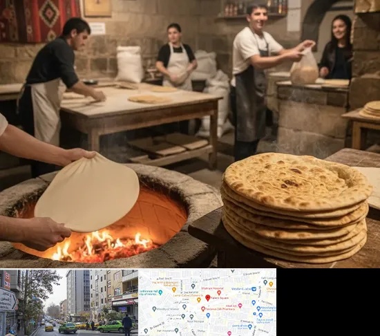 نانوایی لواش در فاطمی