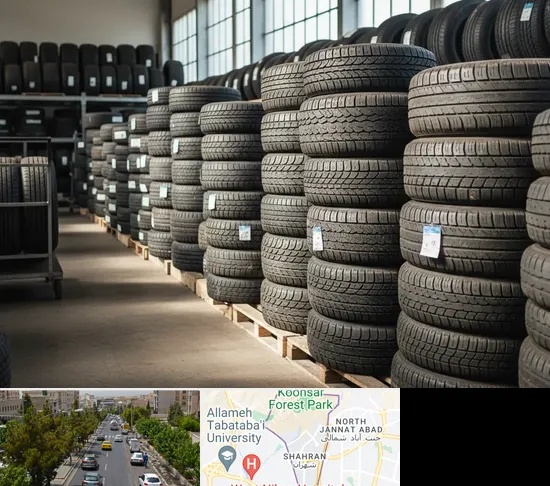فروش لاستیک دست دوم در شهران
