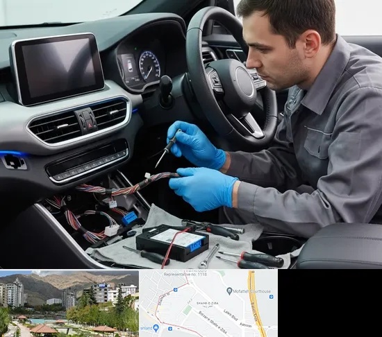 نصب سیستم ضد سرقت خودرو در شهر زیبا