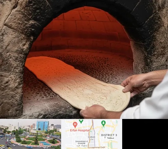 نانوایی سنگکی در ونک