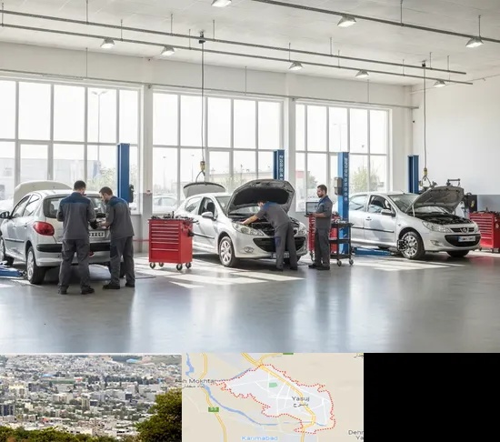 تعمیرگاه پژو در یاسوج