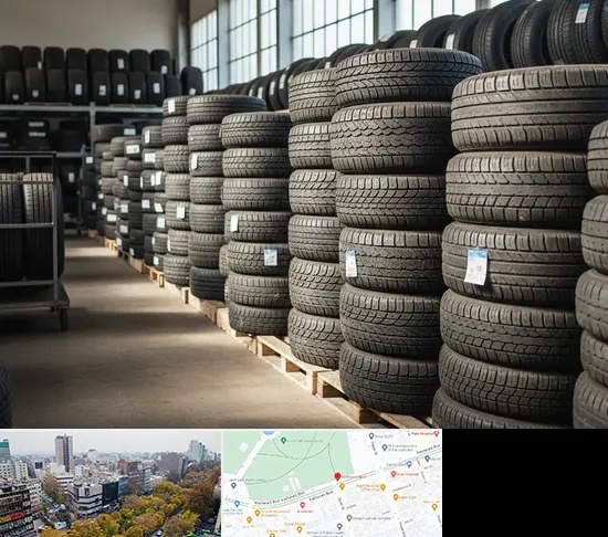 فروش لاستیک دست دوم در بلوار کشاورز