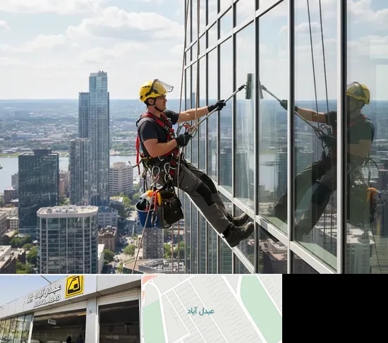 کار در ارتفاع در عبدل آباد