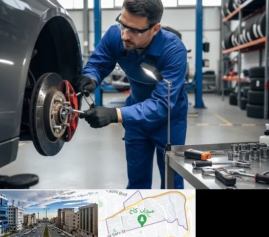 تعمیر ترمز خودرو در سعادت آباد