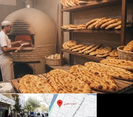 نانوایی در مجیدیه جنوبی