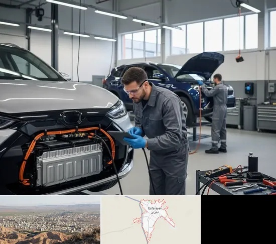 تعمیرگاه خودرو برقی در اسفراین