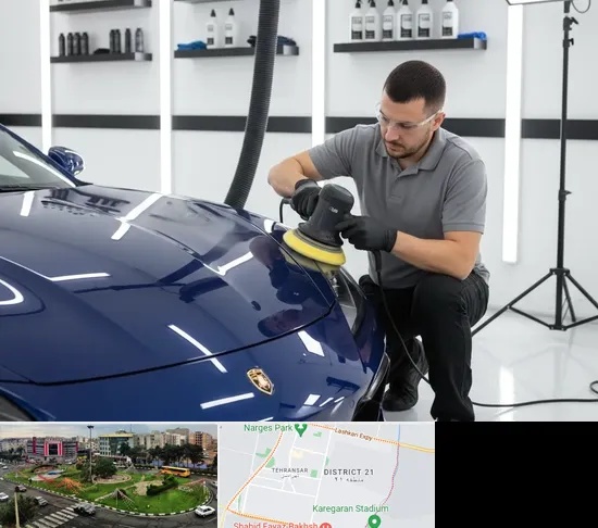 احیای رنگ خودرو در تهرانسر