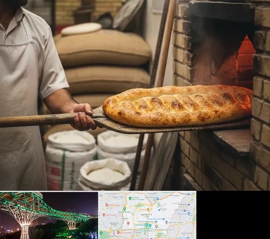 نانوایی بربری در منطقه 3 تهران