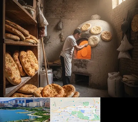 نانوایی تافتون در منطقه 22 تهران