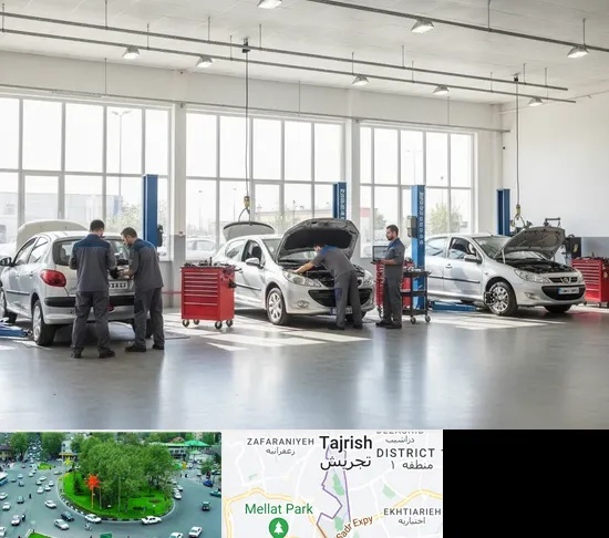تعمیرگاه پژو در تجریش