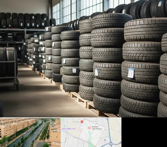 فروش لاستیک دست دوم در فاز سه اندیشه