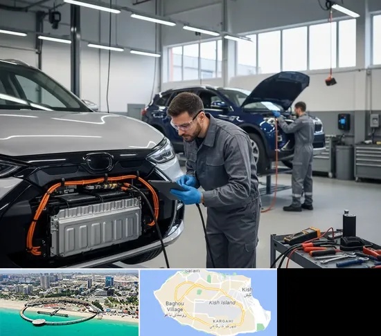 تعمیرگاه خودرو برقی در کیش