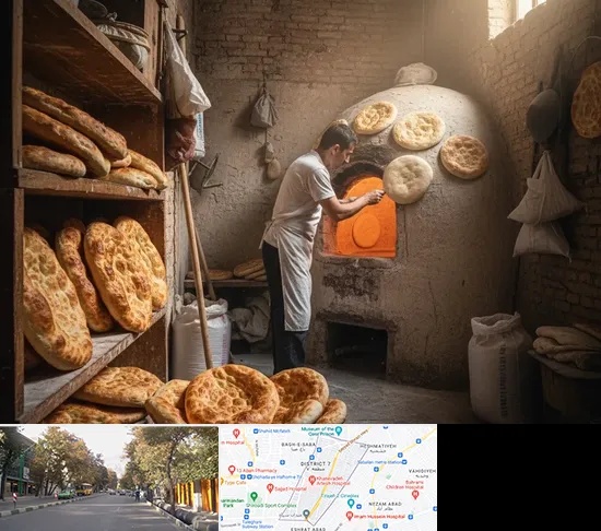 نانوایی تافتون در شریعتی