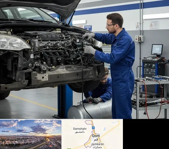 گازسوز کردن خودرو در قم