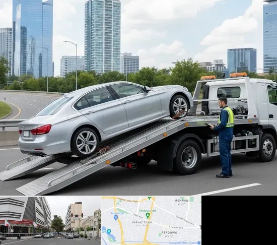 خودروبر در بلوار فردوس