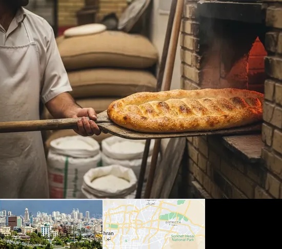 نانوایی بربری در شرق تهران