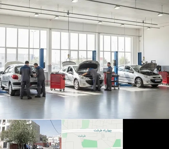 تعمیرگاه پژو در طرشت