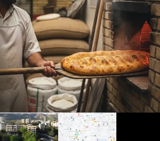 نانوایی بربری در دیباجی