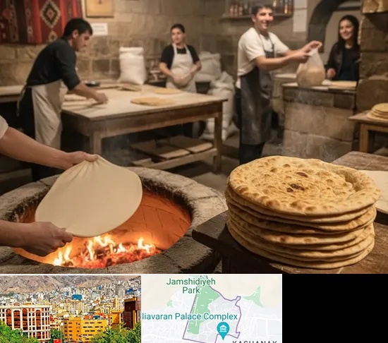نانوایی لواش در نیاوران