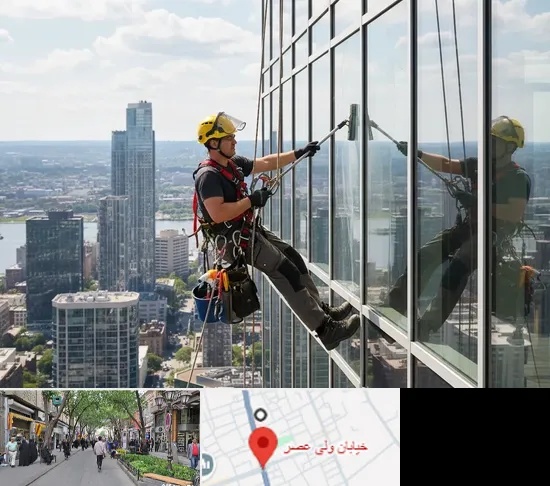 کار در ارتفاع در ولیعصر شهریار