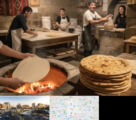 نانوایی لواش در منطقه 7 تهران