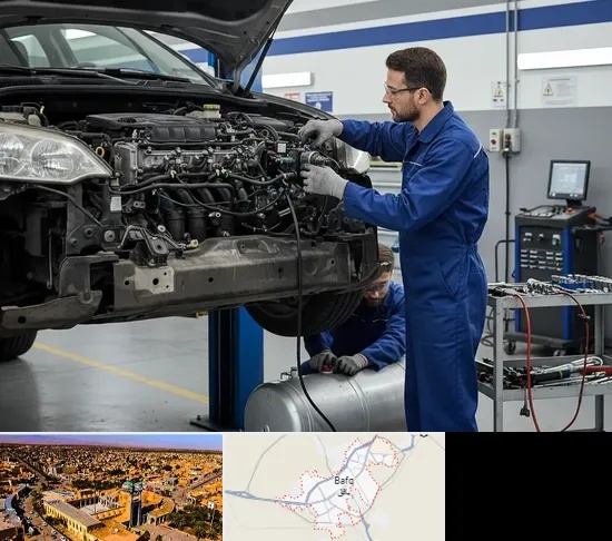 گازسوز کردن خودرو در بافق