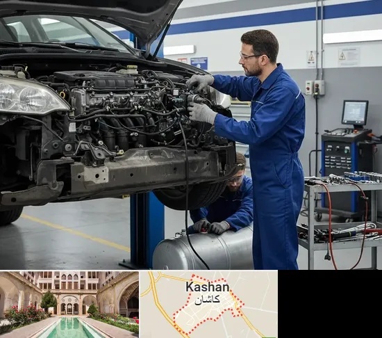 گازسوز کردن خودرو در کاشان