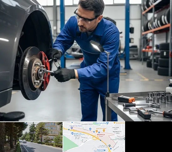 تعمیر ترمز خودرو در مهرویلا کرج