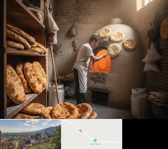 نانوایی تافتون در بوکان تهران