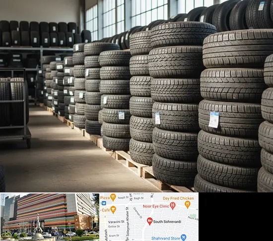فروش لاستیک دست دوم در سهروردی