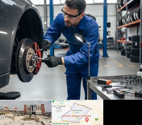 تعمیر ترمز خودرو در حکیمیه