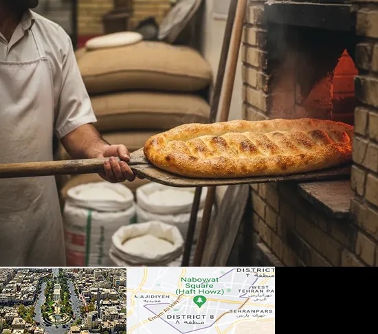 نانوایی بربری در نارمک