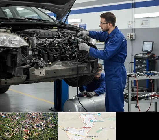 گازسوز کردن خودرو در دماوند