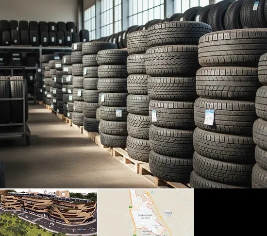 فروش لاستیک دست دوم در شاهین شهر